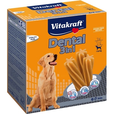 Vitakraft Dental 3in1 medium Multipack 4 x 180 g