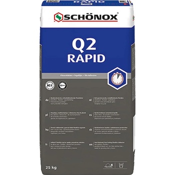 SCHÖNOX Q2 Rapid Rychletuhnoucí cementové lepidlo 25kg
