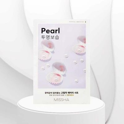 Missha Airy Fit Pearl plátenná maska s r hydratačným účinkom 19 g