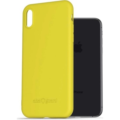 AlzaGuard Matte TPU Case iPhone X / Xs žlté