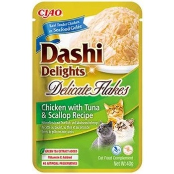 Dashi Delights Delicate Flakes Chicken & Tuna & Scallop 40 g