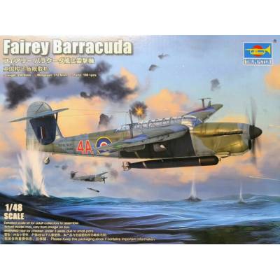 Trumpeter 05825 Bomber Fairey Barracuda Torpedo , 1:48