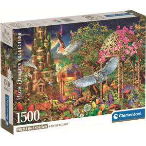 Clementoni Пъзел Clementoni от 1500 части - Фантастична градина (31741)