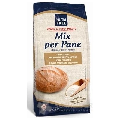 NutriFree Mix per Pane Integrale zmes na chlieb celozrnná, bezgluténová 1 kg
