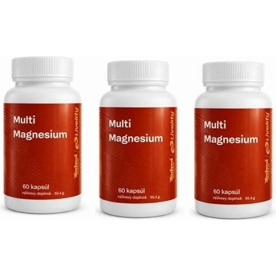 Medveď Natural Magnesium Multi 3 x 60 kapsúl