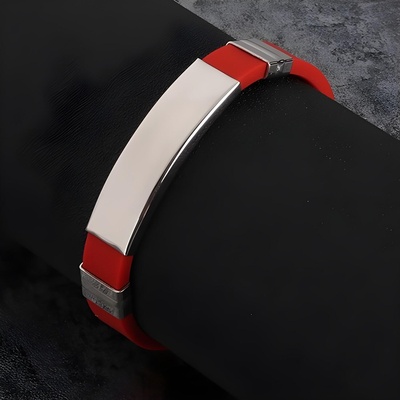 HARAHU Силиконова гривна - Червена kp22752 (22752)