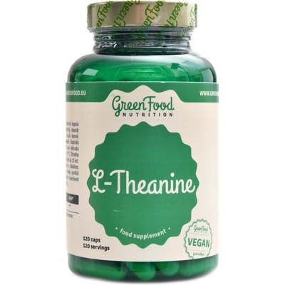 GreenFood Nutrition L-Theanine 120 kapslí – Zboží Dáma
