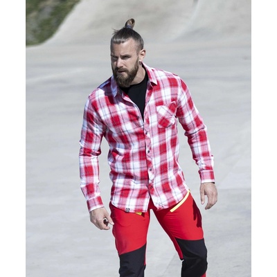Ardon Optiflannels pánská bavlnená košeľa H9751 červená