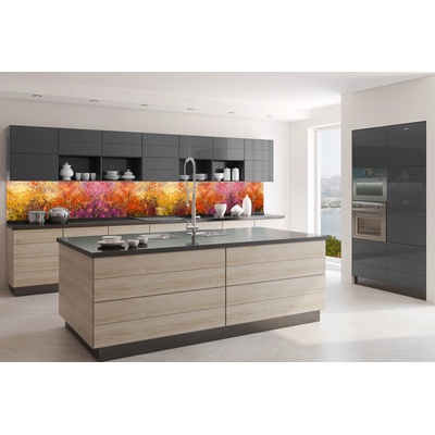 DIMEX ART Фототапет за кухня - цветен флорален фон 350 x 60 см