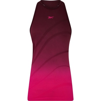 Image 1 of Reebok Women's United By Fitness Seamless Performance Gym Vest - Maroon/Purpnk
