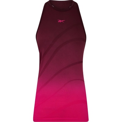 Reebok Women's United By Fitness Seamless Performance Gym Vest - Maroon/Purpnk
