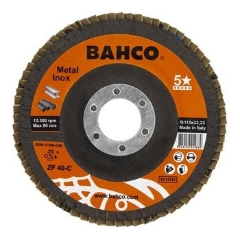 Bahco Kotouč lamelový zirkonový kónický 115 mm C80 BA-3926-115IM-C80