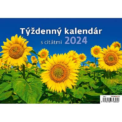 HELMA Stolový týždenný s citátmi 2024