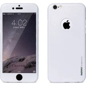 REMAX Протектор за iPhone 6/6S, Remax Skin, 360 градуса, TPU, Slim, Бял (DE-51433)