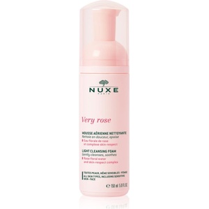 NUXE Very Rose Light Cleansing Foam нежна почистваща пяна за всички типове кожа на лицето 150ml
