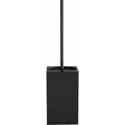 Rea Til kovový stojan na WC s kartáčem černá matná REA 88095
