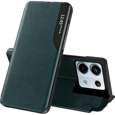 Techsuit Elegantен книжен калъф View Case за Xiaomi Redmi Note 13 Pro 5G/Poco X6 - Зелен KP36722 (36722)