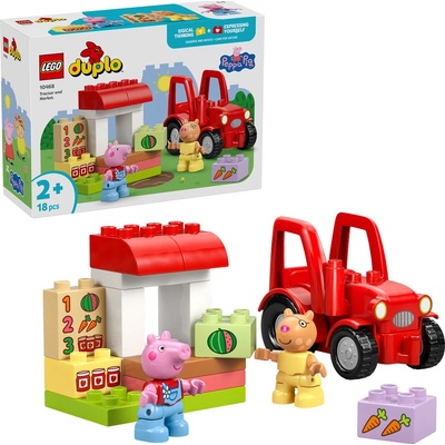 LEGO® DUPLO 10468 Prasiatko Peppa Traktor a tržnica