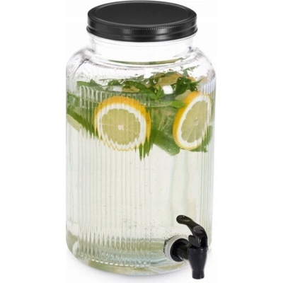 Zeller Skleněná dóza s kohoutkem KUCHYŇSKÉ POTŘEBY, 3900 ml