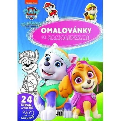 Omalovánky A4 se samolepkami Tlapková patrola