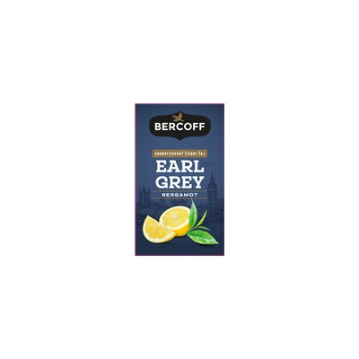 Bercoff černý čaj Earl Grey s citronem 16 x 15 g