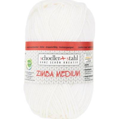 Pletací příze Schoeller+Stahl Zimba Medium EXP Barva: 0020 WEISS