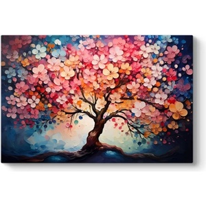 TopMebel Картина " Pink Tree" TopMebel върху платно с дигитален печат 100x70x3cm