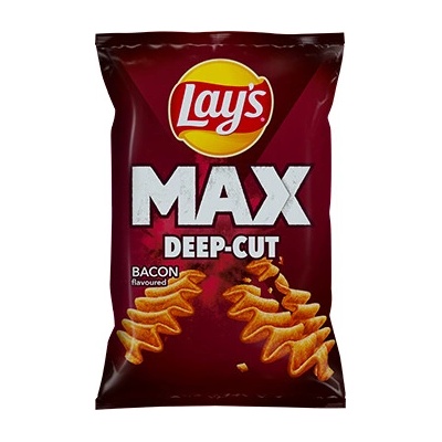 Lays MAX Deep-Cut Bacon 24 x 120 g