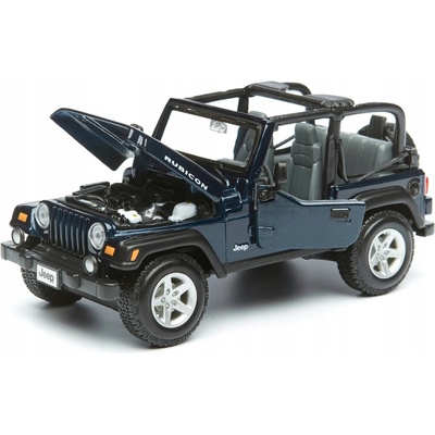 Maisto Jeep Wrangler Rubicon modrá 1:27