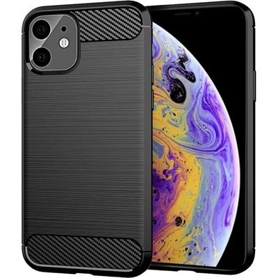 IPhone Anti Shock гръб Carbon за Iphone 12 Mini (2020), Черен (3410)