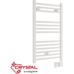 Crystal Електрическа лира за баня crystal e-agate white, 300w (389949)
