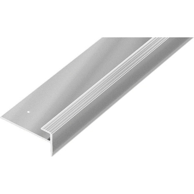Acara schodová lišta striebro AP45 12x28mm 2,7m 3mm
