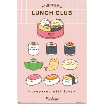 Plakát Pusheen Sushi roll