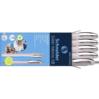 Schreibgeräte Etui 4 x Memo 1 x Rave pearl 150235 modrá 5 ks