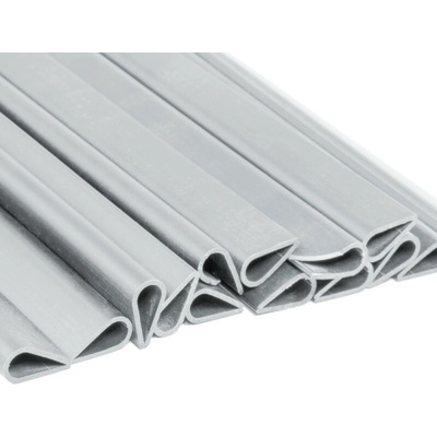 BRADAS Klipy LIGHT GREY pre plotovú pásku 450 g/m², 20 ks – svetlosivé