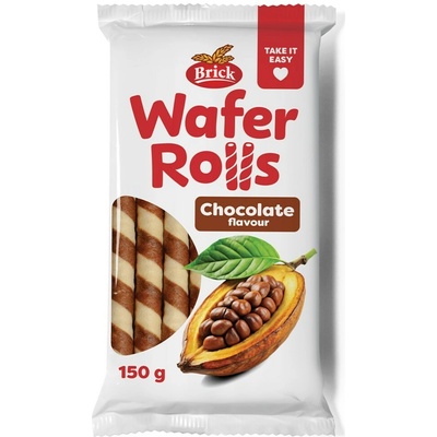 Comperio s.r.o. Brick Trubičky plnené kakaom 150 g