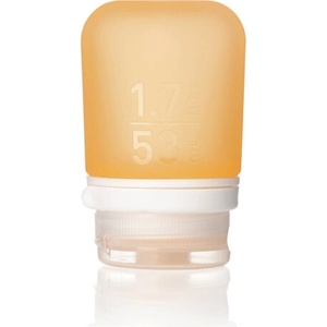 humangear GoToob+ Силиконова бутилка за пътуване / контейнер 53 ml оранжев (072612)