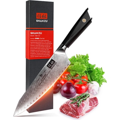 Shanzu Nůž Chef 21/35cm Damašková ocel 67/G10