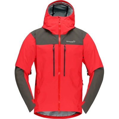 Norrøna Мъжко водоустойчиво яке Norrøna Trollveggen GORE-TEX Pro Light Jacket Waterproof jacket - Flame Scarlet (002-3694-0311)