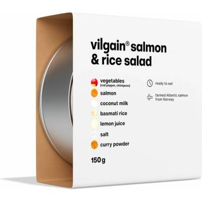 Vilgain Lososový salát s rýží 150 g – Zbozi.Blesk.cz