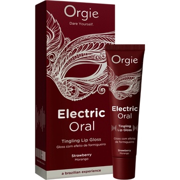 Orgie Electric Oral Tingling Lip Gloss Strawberry 10ml