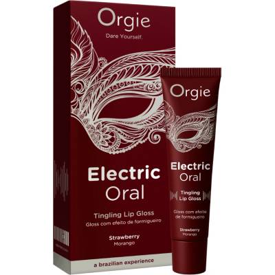Orgie Electric Oral Tingling Lip Gloss Strawberry 10ml