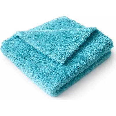 Zerda Plush Buffing Towel tyrkysová 530 gsm 40 x 40 cm