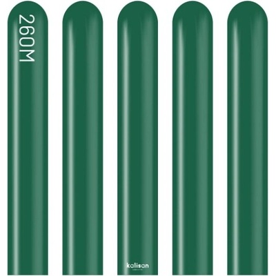 Kalisan Balloons Modelovací balonky tmavě zelené, Standard Dark Green 260M –