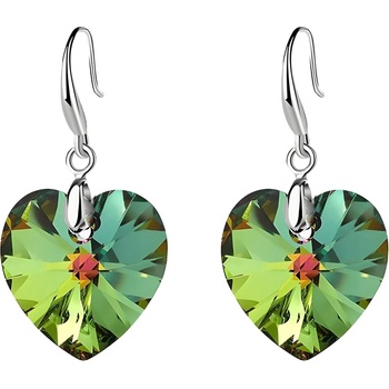 HARAHU Обеците Beautiful Heart - Зелена KP29813 (29813)