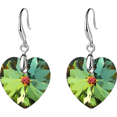 HARAHU Обеците Beautiful Heart - Зелена KP29813 (29813)