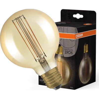 Osram E27 G95 8.8W = 60W 806 lm 2200K teplá bílá vlákno stmívatelné Vintage 1906