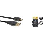 Stagg Кабел USB - мини USB Stagg NCC3UAUCB 3 метра