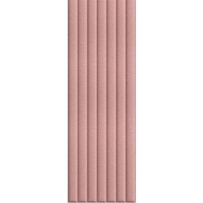 neuvedené 3D panely na stenu samolepiace Mini, zamatový vzhľad, ružové 76 x 22,5 cm