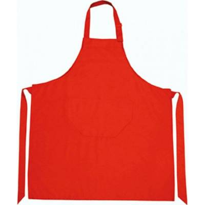 Printwear Bavlněná pracovní zástěra s nastavitelným výstřihem Červená NT5220